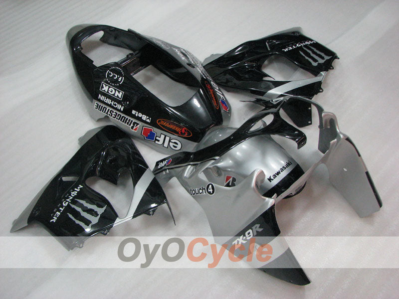 Kit de carenado para NINJA ZX-9R 02-03 - Negro, Plata - Monster #OYO87906068 Imagen principal del producto