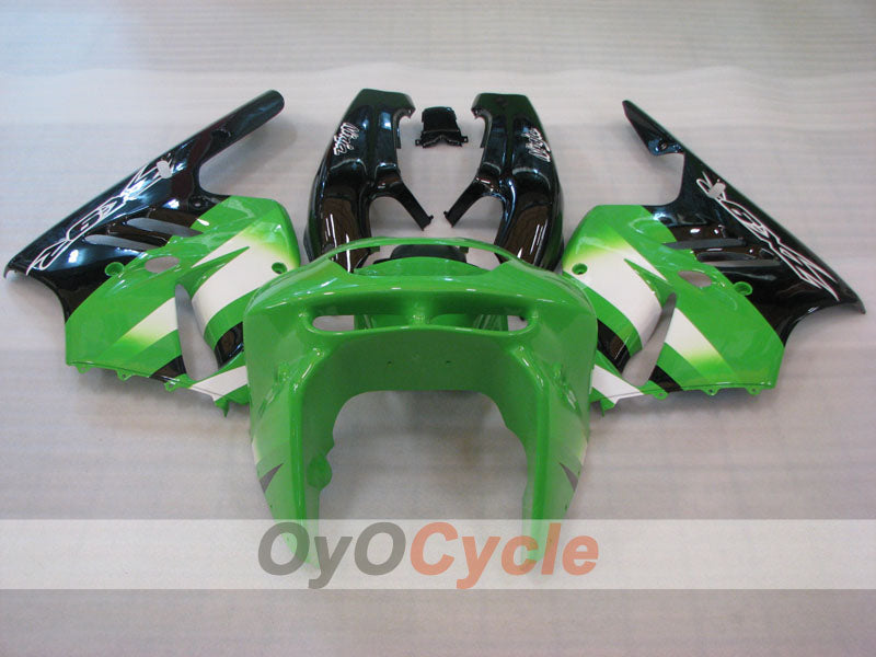 Kit de carenado para NINJA ZX-9R 94-97 - Verde, Negro - Estilo de fábrica #OYO87906070