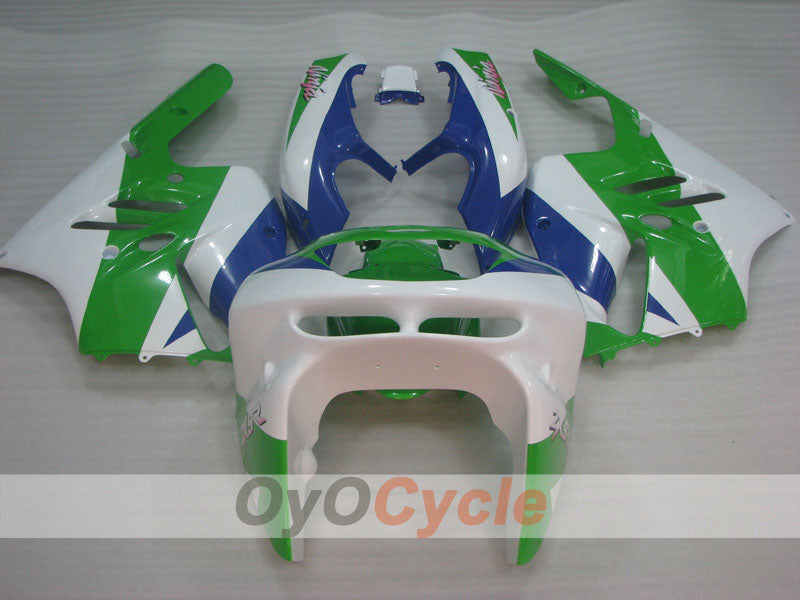 Kit de carenado para NINJA ZX-9R 94-97 - Verde, Azul, Blanco - Estilo de fábrica #OYO87906072