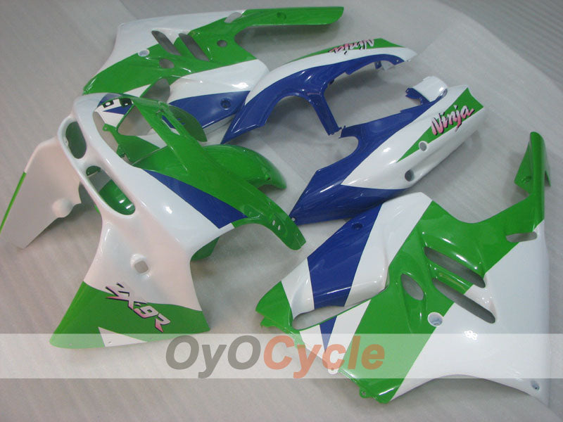 Kit de carenado para NINJA ZX-9R 94-97 - Verde, Azul, Blanco - Estilo de fábrica #OYO87906072