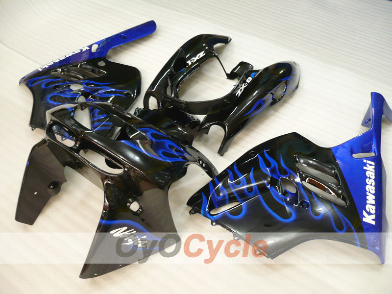 Kit de carenado para NINJA ZX-9R 94-97 - Azul, Negro - Llama #OYO87906075