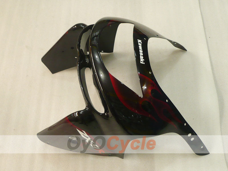 Kit de carenado para NINJA ZX-9R 98-99 - Rojo, Negro - Llama #OYO87906084
