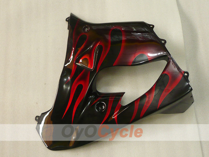 Kit de carenado para NINJA ZX-9R 98-99 - Rojo, Negro - Llama #OYO87906084