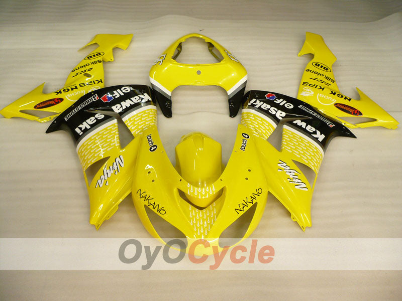 Kit de carenado por inyección para NINJA ZX-10R 06-07 - Amarillo - Nakano #OYO87906091 Imagen secundaria del producto