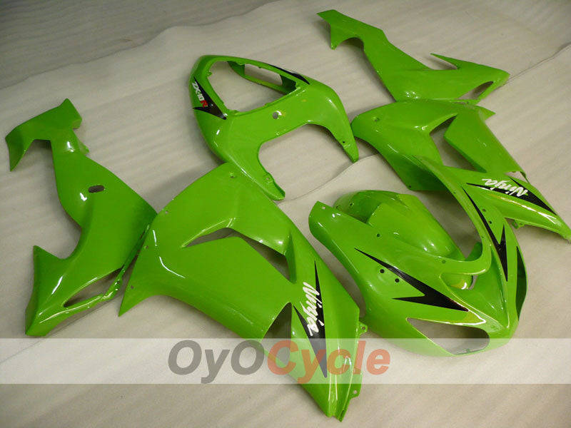 Kit de carenado por inyección para NINJA ZX-10R 06-07 - Verde - Estilo de fábrica #OYO87906092 Imagen principal del producto