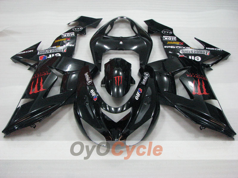 Kit de Carenado Inyectado para NINJA ZX-10R 06-07 - Negro - Monster #OYO87906095 Imagen secundaria del producto