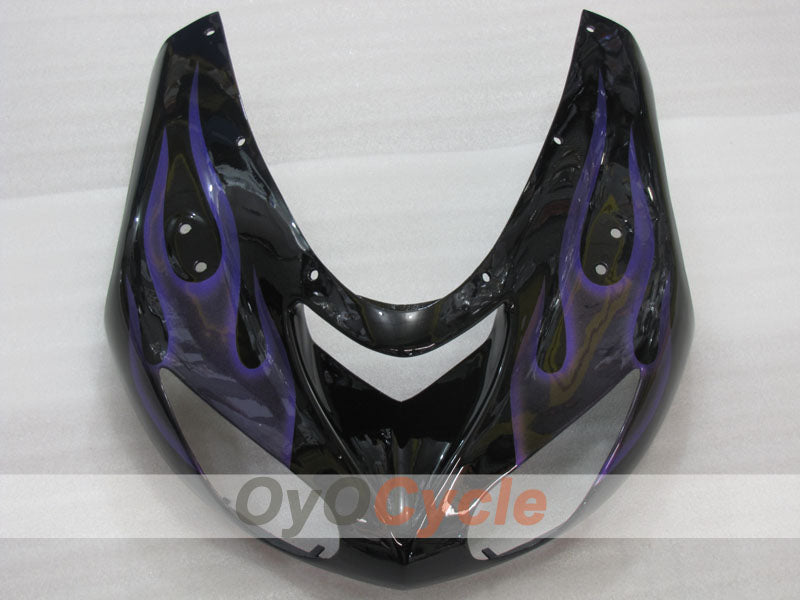 Kit de carenado por inyección para NINJA ZX-10R 06-07 - Morado, Negro - Llama #OYO87906096