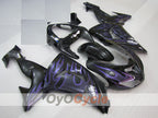 Kit de carenado por inyección para NINJA ZX-10R 06-07 - Morado, Negro - Llama #OYO87906096