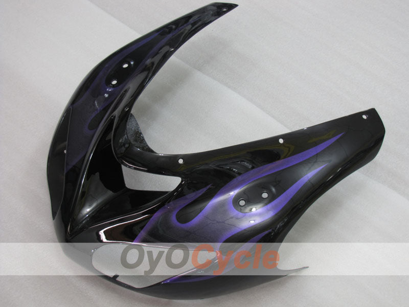 Kit de carenado por inyección para NINJA ZX-10R 06-07 - Morado, Negro - Llama #OYO87906096