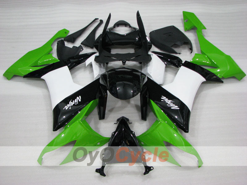 Kit de carenado por inyección para NINJA ZX-10R 08-10 - Verde, Blanco, Negro - Estilo de fábrica #OYO87906101 Imagen secundaria del producto