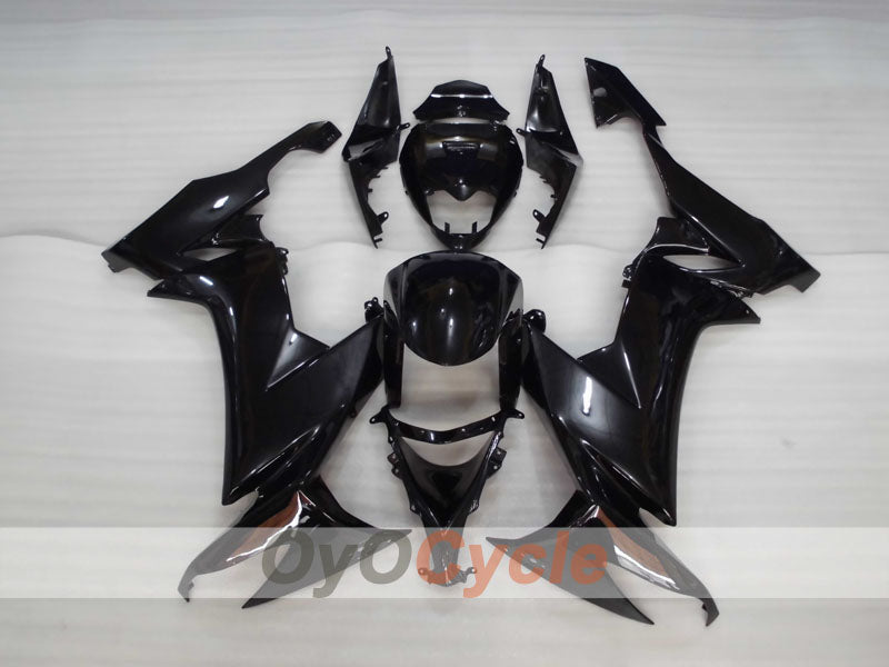 Kit de carenado por inyección para NINJA ZX-10R 08-10 - Verde, Negro - Llama #OYO87906102 Imagen secundaria del producto