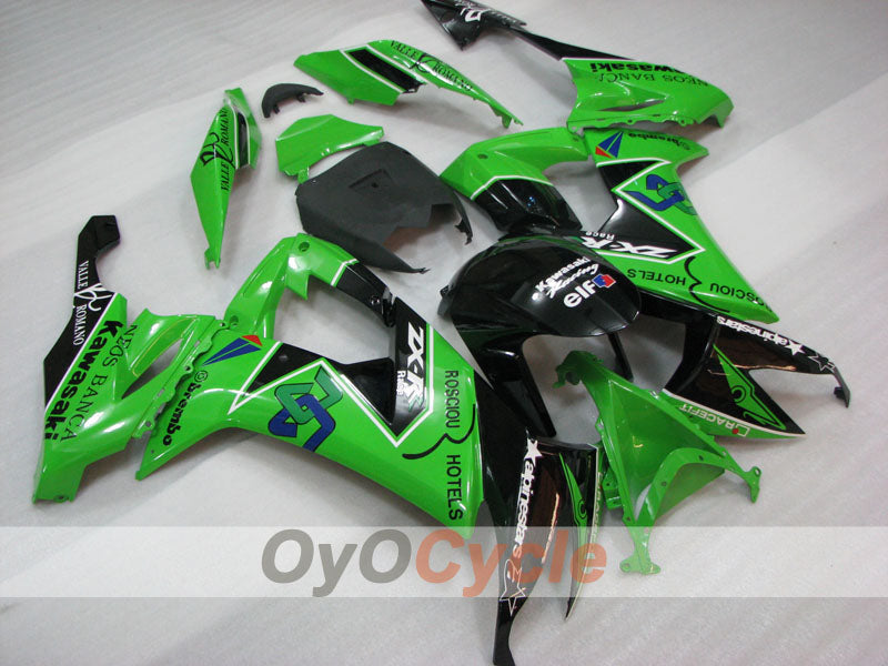 Kit de carenado por inyección para NINJA ZX-10R 08-10 - Verde, Negro - Personalizar #OYO87906105 Imagen principal del producto