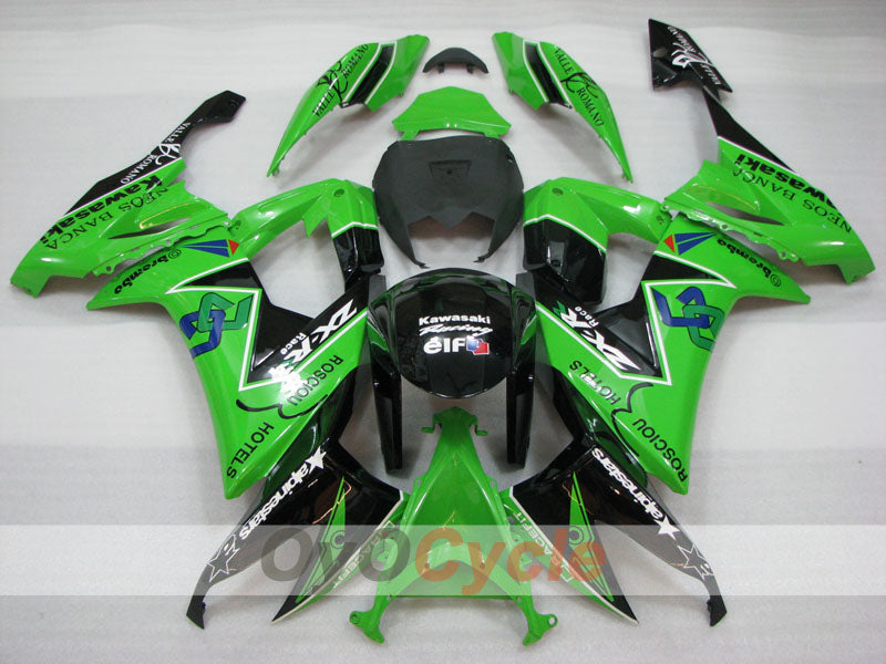 Kit de carenado por inyección para NINJA ZX-10R 08-10 - Verde, Negro - Personalizar #OYO87906105 Imagen secundaria del producto