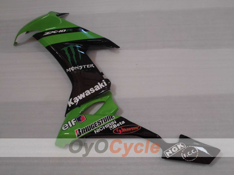 Carenado lateral izquierdo y derecho para Kawasaki 08-10 Ninja ZX-10R #OYO87913465