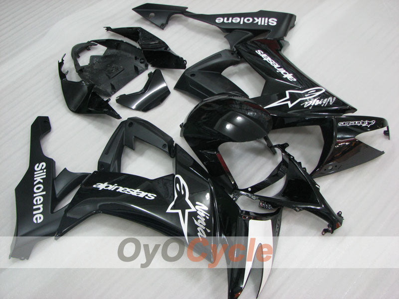 Kit de carenado por inyección para NINJA ZX-10R 08-10 - Negro - Estilo de fábrica #OYO87906108 Imagen principal del producto