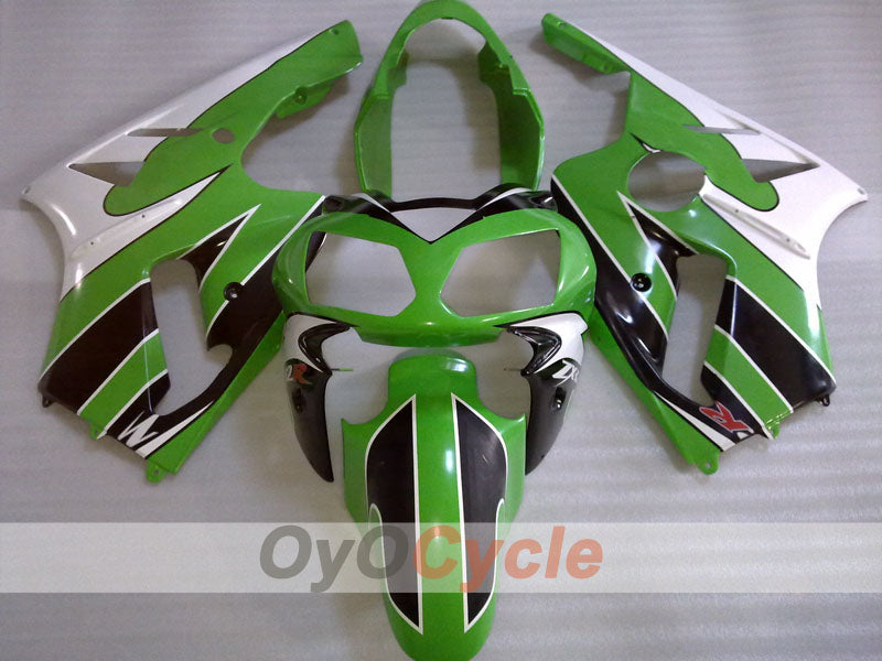 Kit de carenado por inyección para 02-05 NINJA ZX-12R - Verde, Blanco, Negro - Estilo de fábrica #OYO87906118 Imagen secundaria del producto