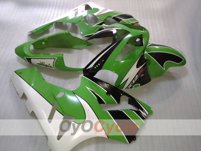 Kit de carenado por inyección para 02-05 NINJA ZX-12R - Verde, Blanco, Negro - Estilo de fábrica #OYO87906118 Imagen principal del producto