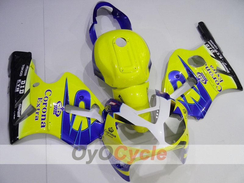 Kit de carenado de inyección para NINJA ZX-12R 02-05 - Amarillo, Azul - Corona #OYO87906122 Imagen principal del producto