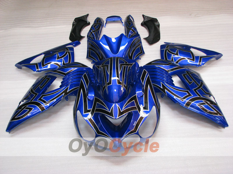 Carenado de inyección para NINJA ZX-14R 06-11 - Azul, Negro - Personalizar #OYO87906125 Imagen secundaria del producto