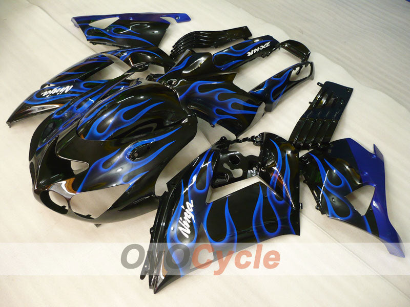 Kit de carenado por inyección para NINJA ZX-14R 06-11 - Azul, Negro - Llama #OYO87906127 Imagen principal del producto