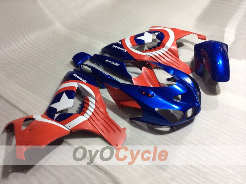Kit de carenado por inyección para NINJA ZX-14R 06-11 - Rojo, Azul, Blanco - Personalizar #OYO87906128