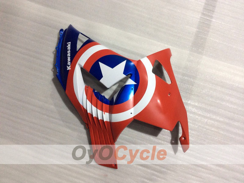 Kit de carenado por inyección para NINJA ZX-14R 06-11 - Rojo, Azul, Blanco - Personalizar #OYO87906128
