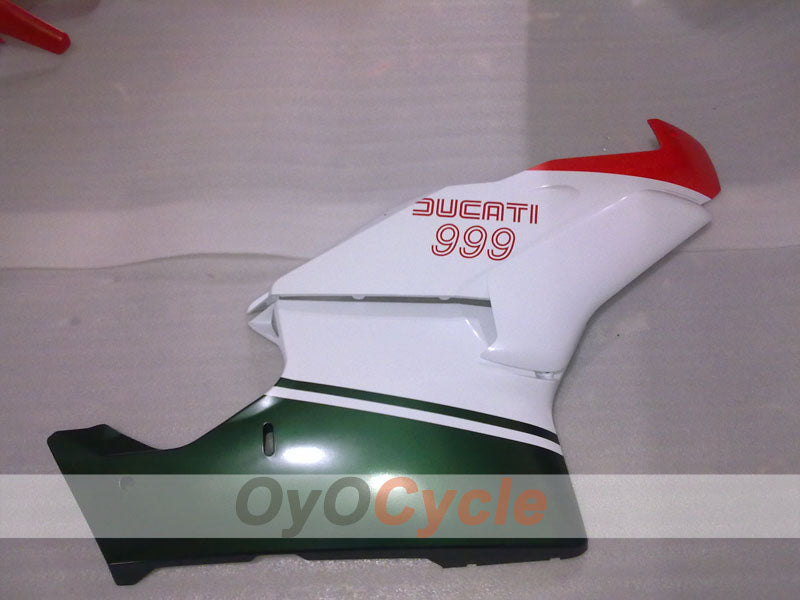Kit de carenado por inyección para Ducati 749 03-04 - Verde militar, rojo, blanco - Estilo de fábrica #OYO87906131