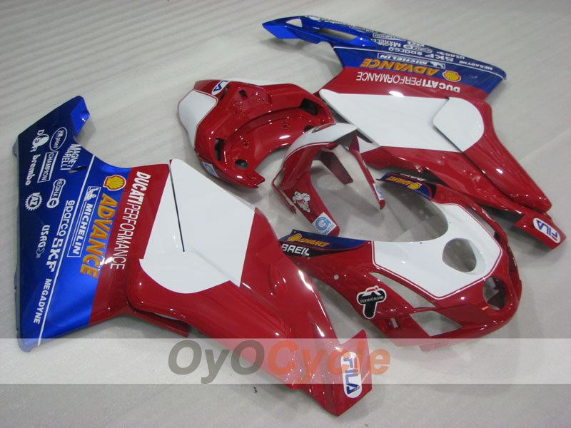 Kit de carenado por inyección para Ducati 749 03-04 - Rojo, Azul, Blanco - FILA #OYO87906132 Imagen principal del producto