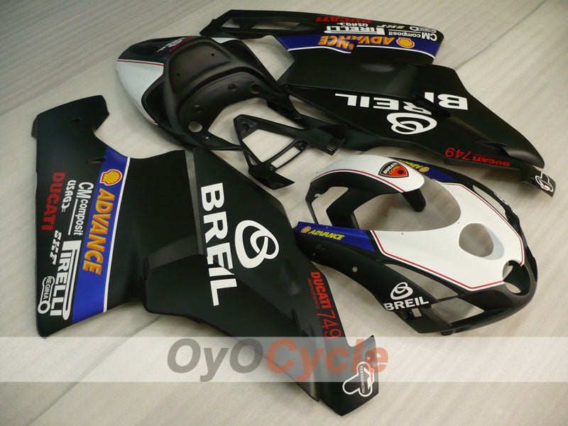 Carenado inyectado para Ducati 999 03-04 - Blanco, Negro - BREIL #OYO87906140 Imagen secundaria del producto