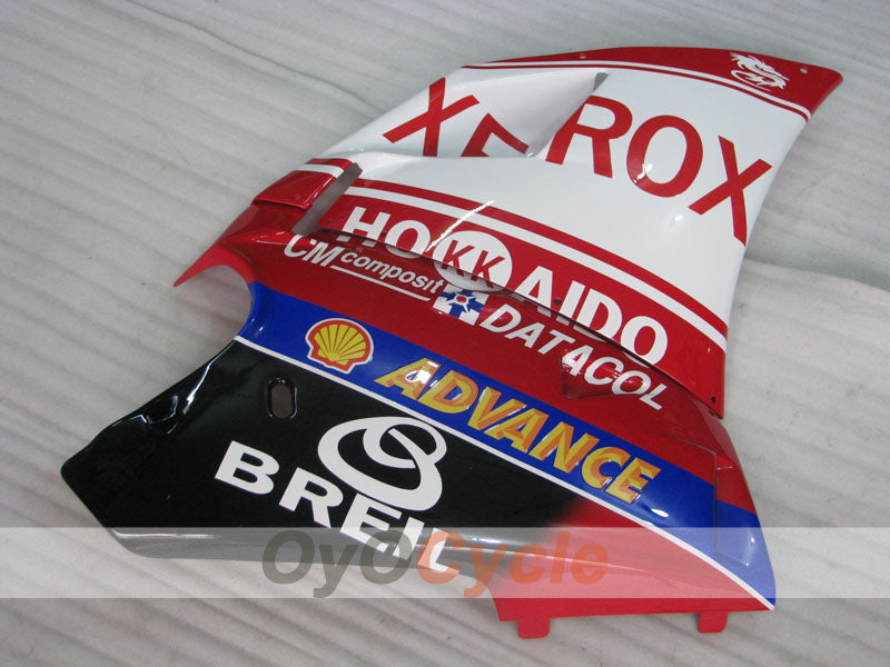 Kit de carenado por inyección para Ducati 996 (99-02) - Rojo, Blanco - Xerox #OYO87906152