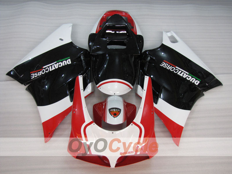 Kit de carenado por inyección para Ducati 748 94-02 - Rojo, Blanco, Negro - Estilo de fábrica #OYO87906154