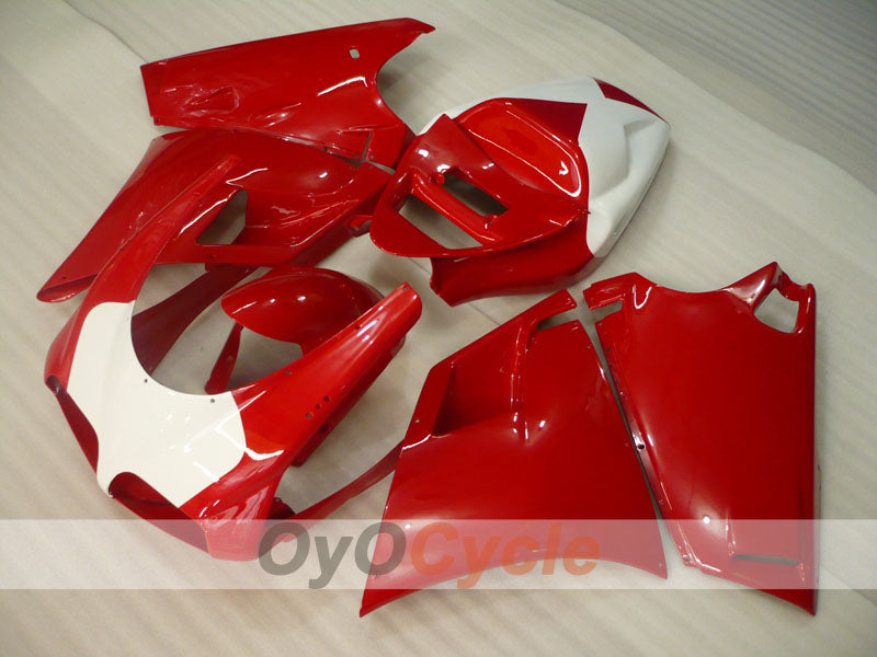 Kit de carenado por inyección para Ducati 748 94-02 - Rojo, Blanco - Estilo de fábrica #OYO87906158 Imagen principal del producto