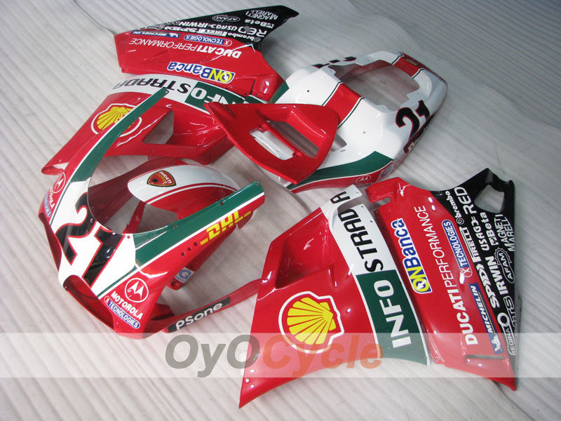 Kit de carenado por inyección para Ducati 998 02-04 - Rojo, Blanco, Negro - INFO STRADA #OYO87906167 Imagen principal del producto