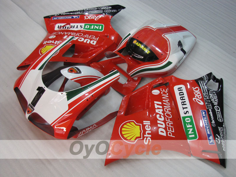Kit de carenado por inyección para Ducati 916 de 94-98 - Rojo, Blanco, Negro - INFO STRADA #OYO87906184 Imagen principal del producto