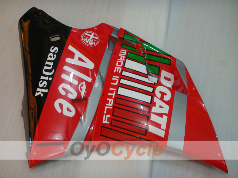 Kit de carenado por inyección para Ducati 916 de 94-98 - Rojo, Negro - Alice #OYO87906187