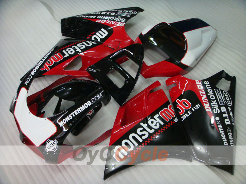 Carenado de inyección para Ducati 916 de 94-98 - Rojo, Blanco, Negro - Monstermob #OYO87906196