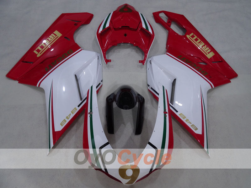 Carenado de inyección para Ducati 848 08-13 - Rojo, Blanco - PIRELLI #OYO87906206 Imagen secundaria del producto
