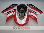 Kit de carenado por inyección para Ducati 848 08-13 - Rojo, Blanco, Negro - Estilo de fábrica #OYO87906208