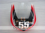 Kit de carenado por inyección para Ducati 848 08-13 - Rojo, Blanco, Negro - PIRELLI #OYO87906210