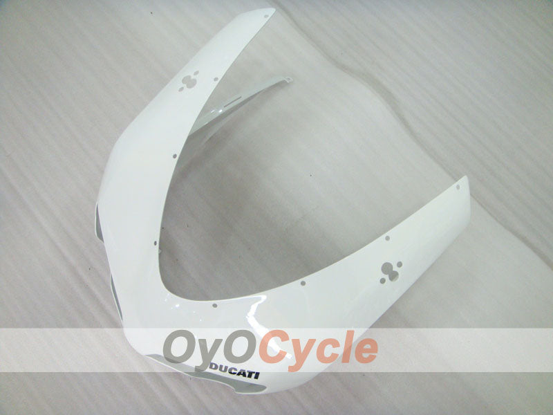 Carenado moldeado por inyección para Ducati 848 08-13 - Blanco, Negro - Estilo de fábrica #OYO87906217