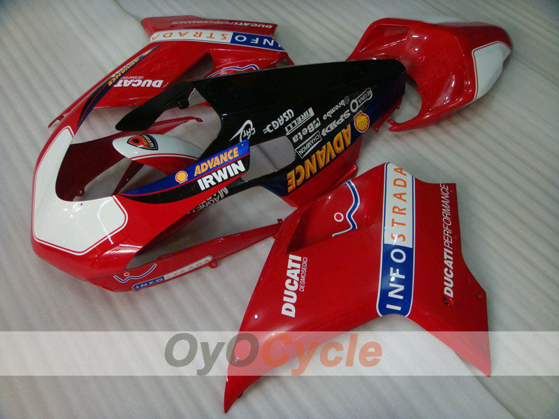 Kit de carenado de inyección para Ducati 848 08-13 - Rojo, Negro - INFO STRADA #OYO87906219 Imagen secundaria del producto