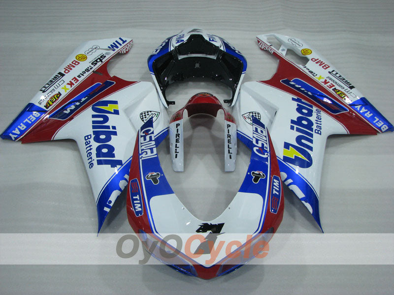 Carenado de inyección para Ducati 848 08-13 - Rojo, Blanco - Estilo de fábrica #OYO87906220 Imagen secundaria del producto