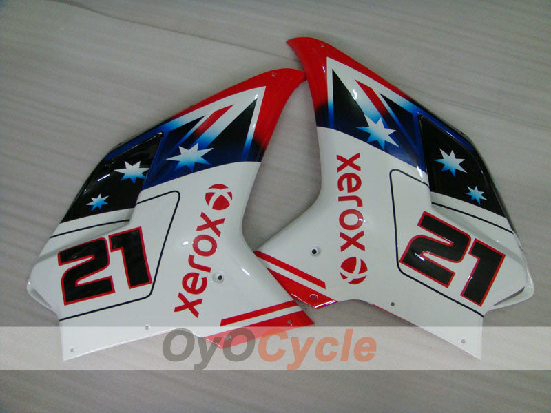 Kit de carenado por inyección para Ducati 1098 07-09 - Rojo, Blanco - Xerox #OYO87906222