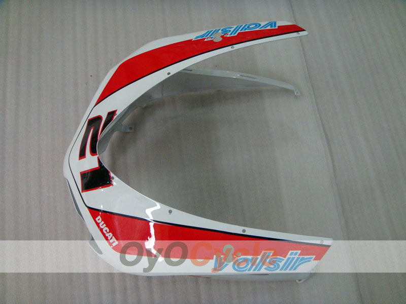 Kit de carenado por inyección para Ducati 1098 07-09 - Rojo, Blanco - Xerox #OYO87906222