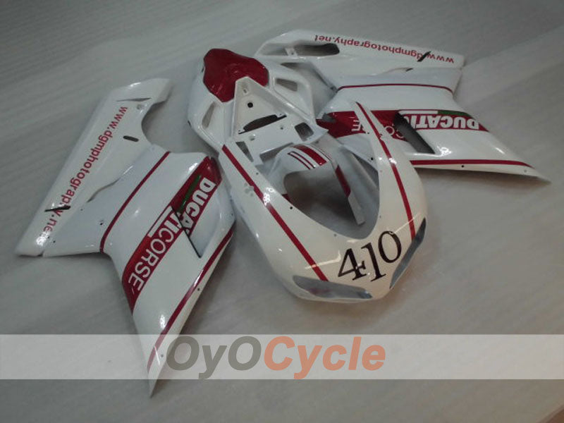 Kit de carenado por inyección para Ducati 1098 07-09 - Rojo, Blanco - Estilo de fábrica #OYO87906223 Imagen secundaria del producto