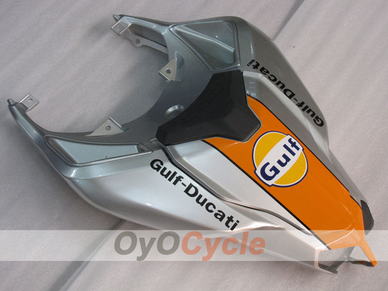 Kit de carenado por inyección para Ducati 1098 07-09 - Naranja, Plata - Gulf #OYO87906224