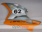 Kit de carenado por inyección para Ducati 1098 07-09 - Naranja, Plata - Gulf #OYO87906224