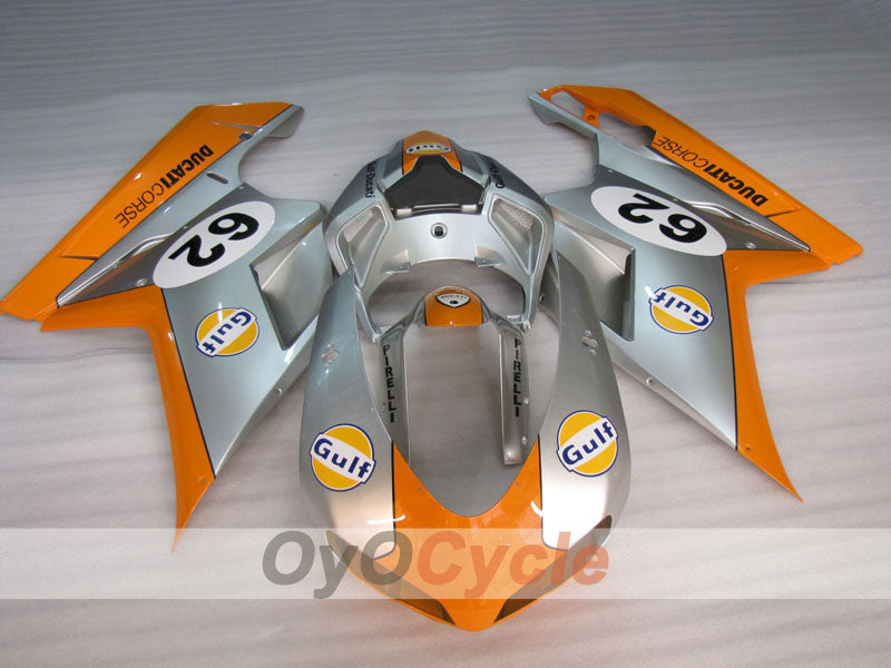 Kit de carenado por inyección para Ducati 1098 07-09 - Naranja, Plata - Gulf #OYO87906224 Imagen secundaria del producto