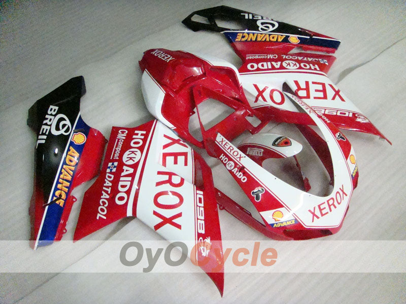 Carenado de inyección para Ducati 1098 07-09 - Rojo, Blanco, Negro - Xerox #OYO87906226 Imagen principal del producto