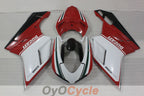 Carenado de inyección para Ducati 1098 07-09 - Rojo, blanco - Estilo de fábrica #OYO87906228
